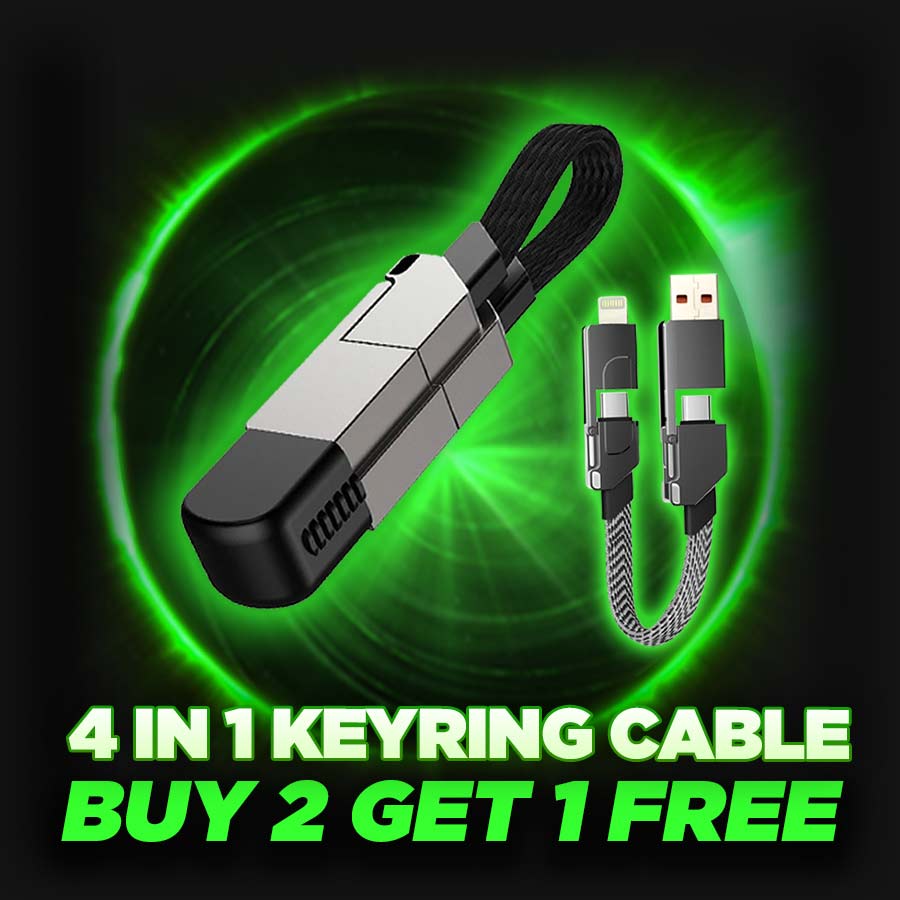 4 in 1 keyring cable