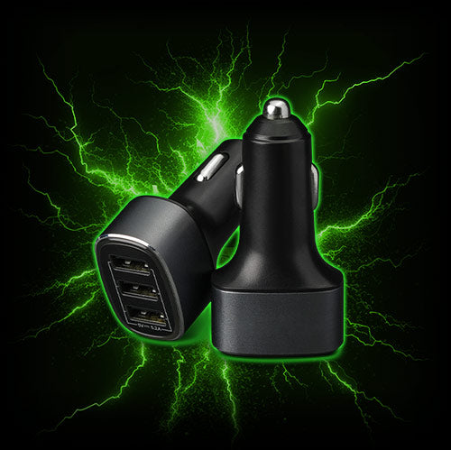 3-Port Car Charger