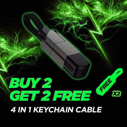 4-in-1 Keychain Cable (Buy 2 Get 2 FREE)