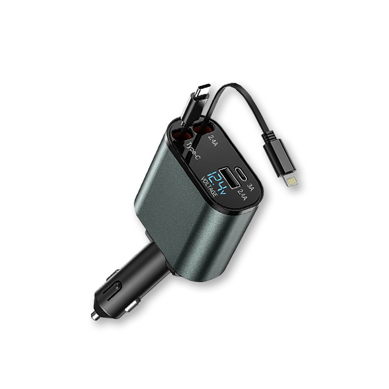 4-in-1 Retractable Car Charger™